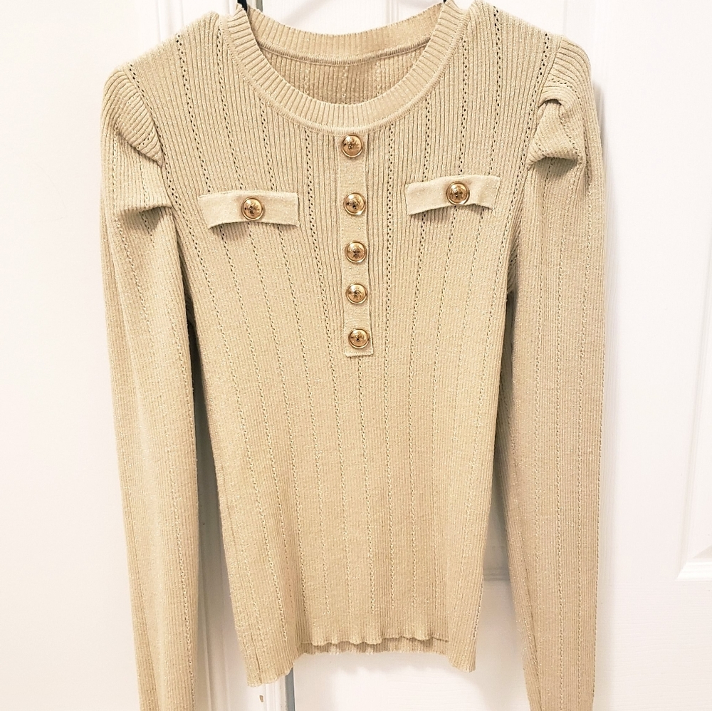 Gold blouse